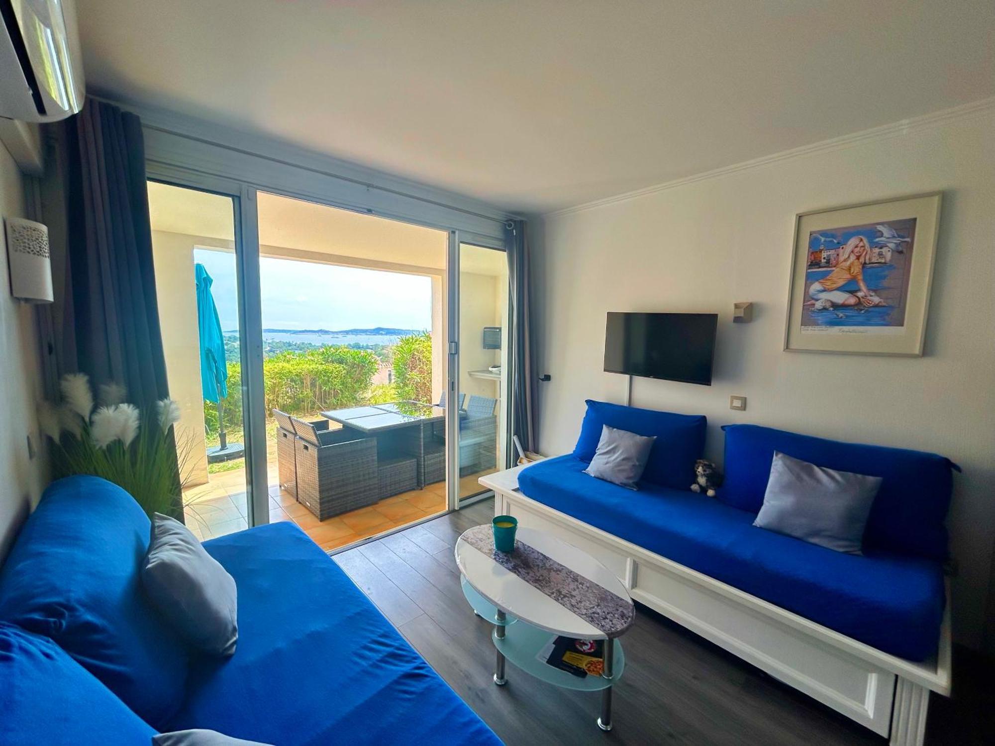 Les Restanques Vue Mer Roses 1070 Rez De Jardin Grimaud Zewnętrze zdjęcie